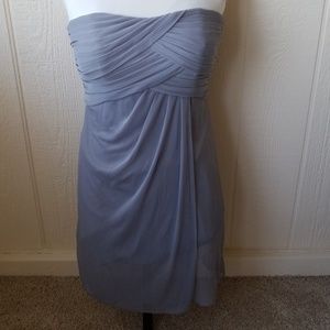 David's Bridal Strapless or Strapped Dress